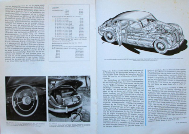 BMW 501 Modelprogram 1955 Carbrochure (4997)